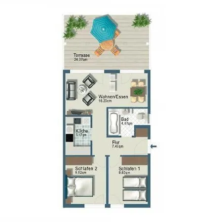 2.1 – In Graal-müritz Apartment *